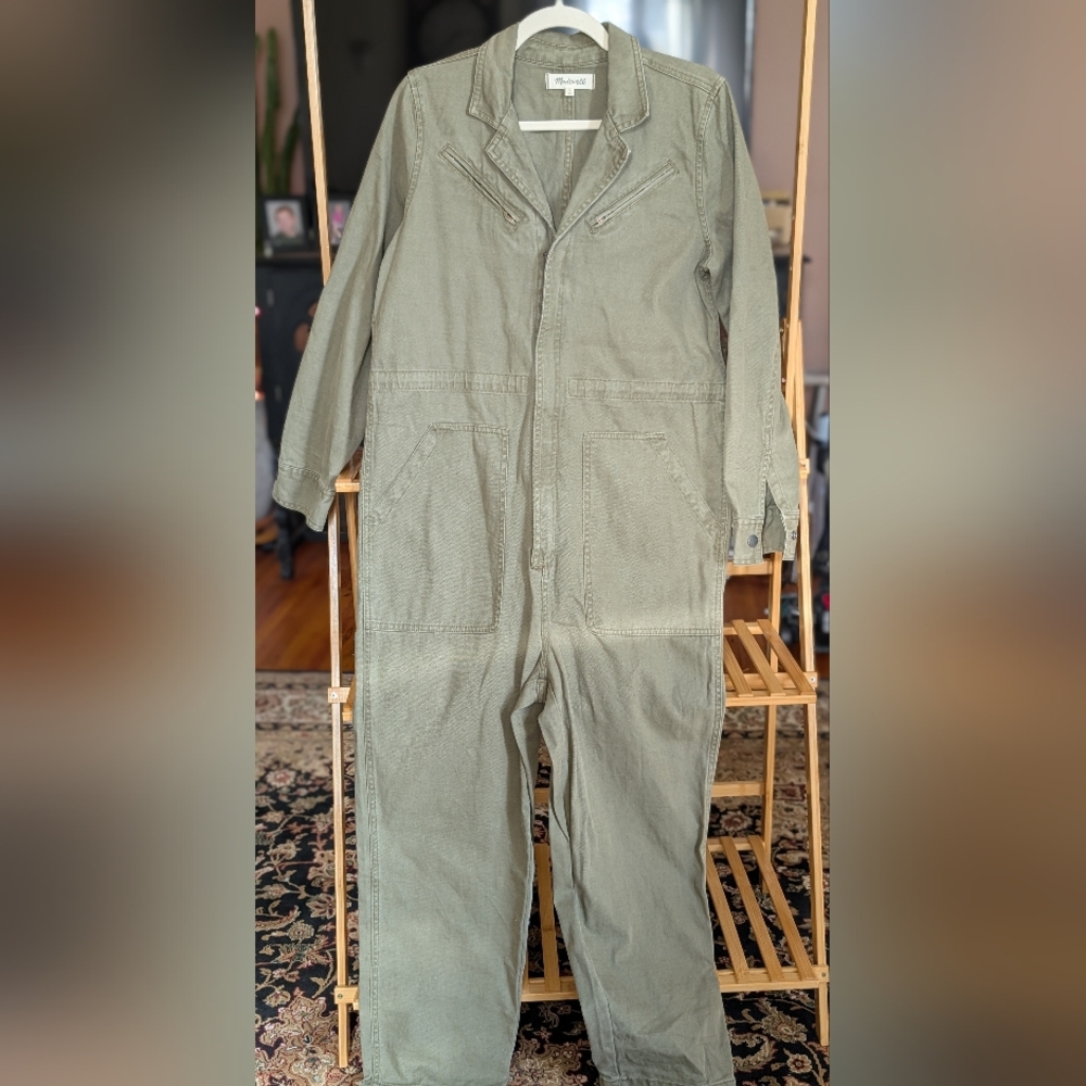 Madewell Green Garge Romper - Medium